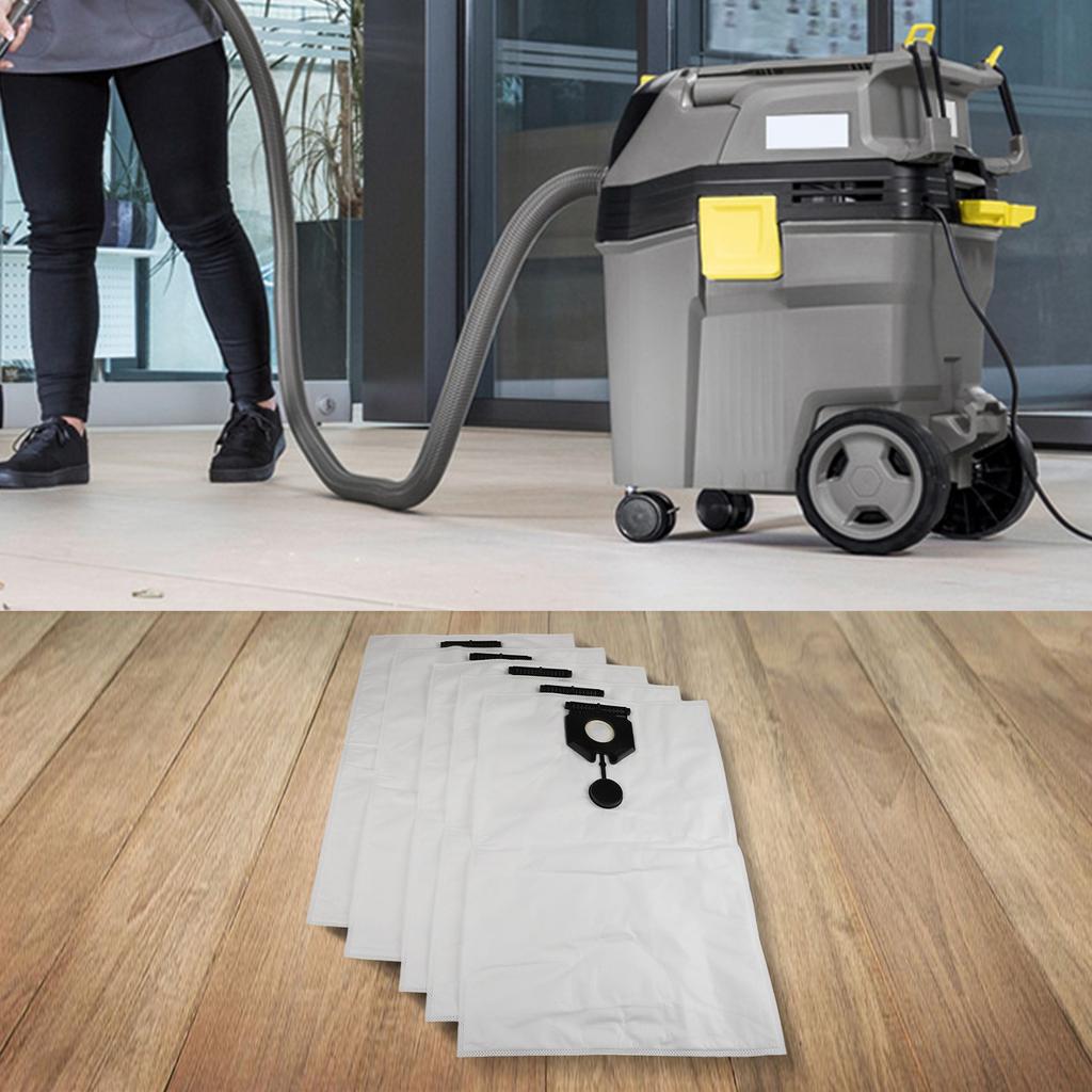 Non Woven Fabric Dust Bags for Karcher NT Series Includes 5 Replacement Bags