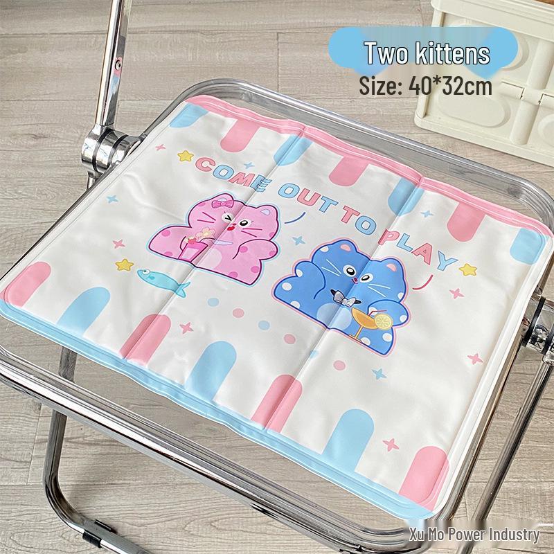 Breathable Ice Crystal Cooling Seat Cushion for Home, Office, Dorm, and Pets