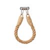 Creative Jute Rope Toilet Paper Holder Hanging Bathroom Tissue Storage Rack with Stainless Steel Hook for Wall Mount