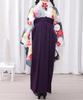 Hakama Plain Single Item Girls [KYOETSU] (Dark Purple, 60cm)