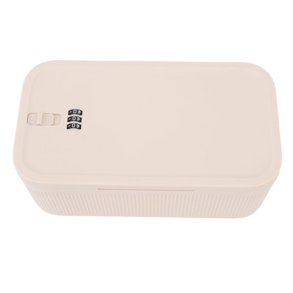 Portable Small Lock Box Combination Lock Box Personal Travel Secure Box with Password for Dorm Trave