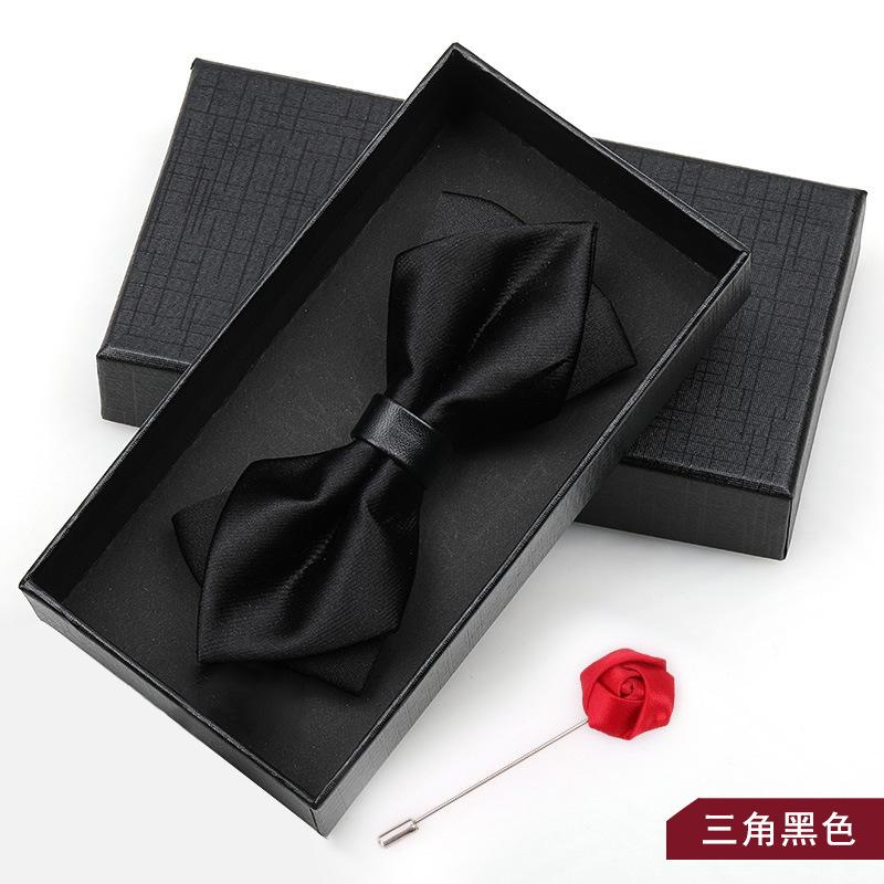 Bow Tie Men'S Wedding Groom Best Man Red Suit Shirt British Brothers Korean Bow Women'S Gift Box