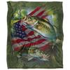 JQ Licensing Silky Bass Fishing Supersoft Blanket
