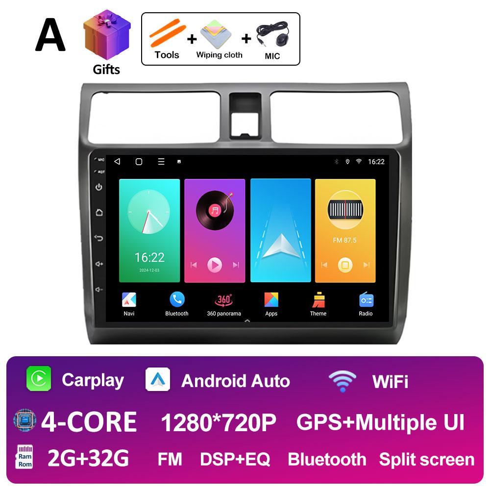 For Suzuki Swift 2003 2004 2005 2006 - 2010 Android Intelligent System Wireless Carplay DSP Stereo Autoradio Auto Tools No 2 Din