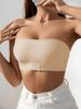 Seamless Strapless Bandeau Bra for Women, Invisible Push-Up Wireless Bra, Comfort Bralette Tube Top