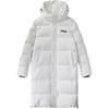 Giacca Sportiva Calda Media Lunghezza con Cappuccio Piumino Uomo Capispalla Bianco F11M048921F-WT