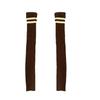 Women Ribbed Knit Stacked Long Boot Socks Double Striped Over Knee Leg Warmers