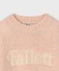 FALLETT Story Logo Boucle Knit Pink