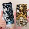 For Vivo Y19s Pro Cool Dragon Tiger Pattern Phone Case For Vivo Y19s Y 19S Pro V2419 Soft Silicone TPU Cases