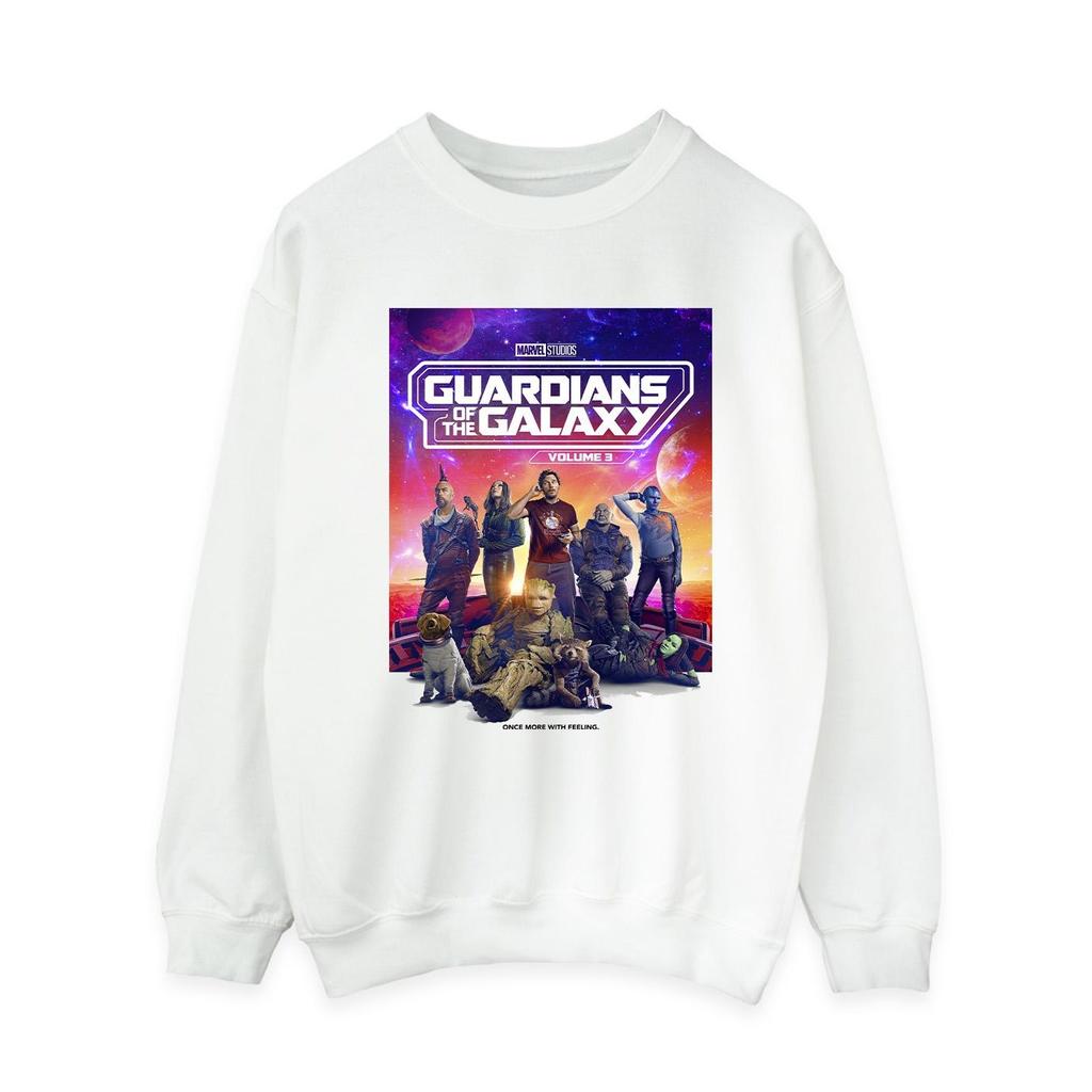 Guardians Of The Galaxy Volume 3 Womens/Ladies Movie Poster Sweatshirt