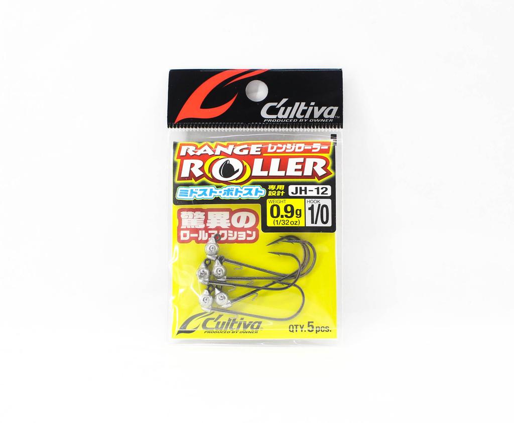 Owner JH-12 Jig Head Range Roller 0.9 gram Size 1/0 (1376)
