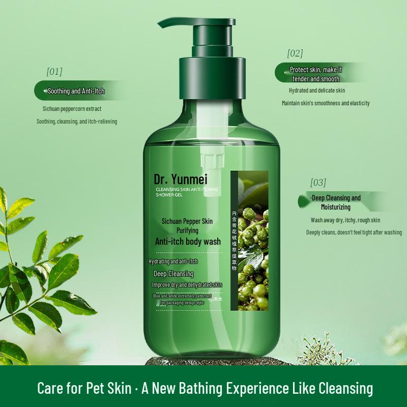 Dr. Junmei Blue Pepper Anti-Itch Moisturizing Shower Gel