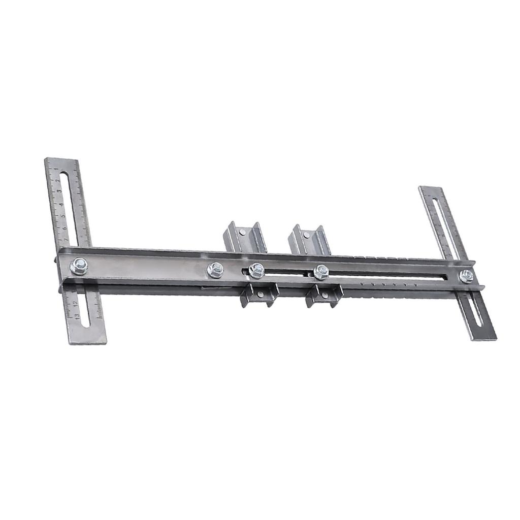 Cabinet Hardware Jig Template Stainless Steel Closet Hanging Rod Locator Guide Jig