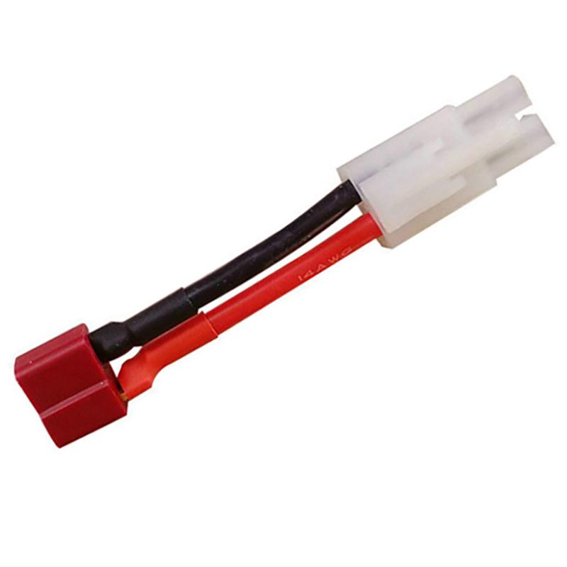 Adapter Female/Male Deans T Plug To Tamiya Connector Conversion Cable 16Awg For Rc Drone Car Boat Quadcopter Battery