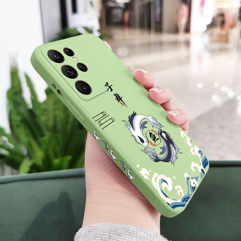 

Sub Non Fish Phone Case For Samsung Galaxy S25 S24 S23 S22 S21 S20 Ultra Plus FE S10 S9 S10E Note 20 ultra 10 9 Plus Cover Galaxy S24 Ultra