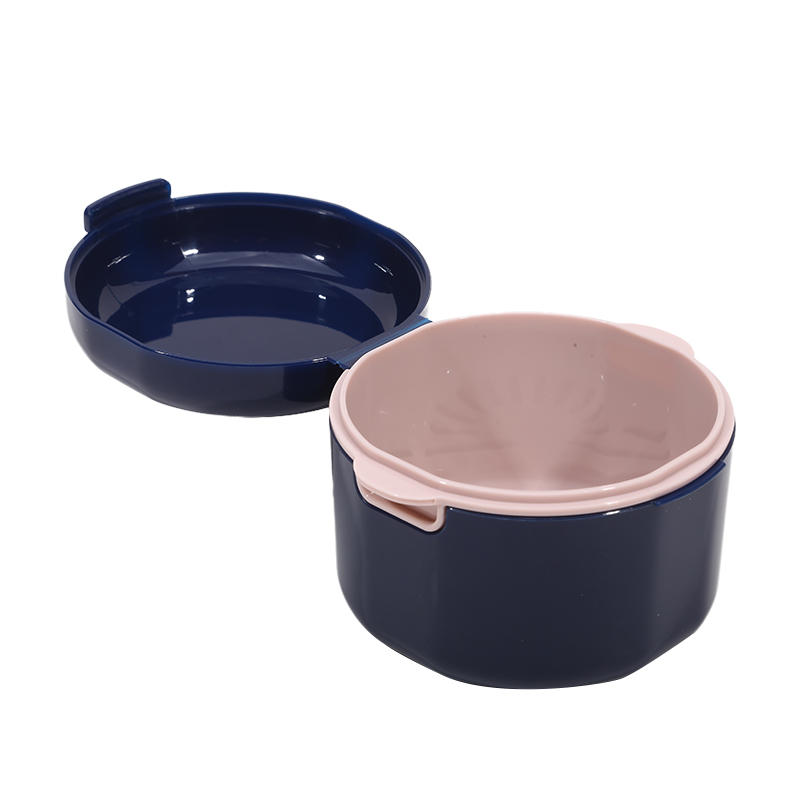 Orthodontic Retainer Storage Box Soaking Invisible Teeth Denture Cleaning Tooth Storage Portable Belt Storage Case