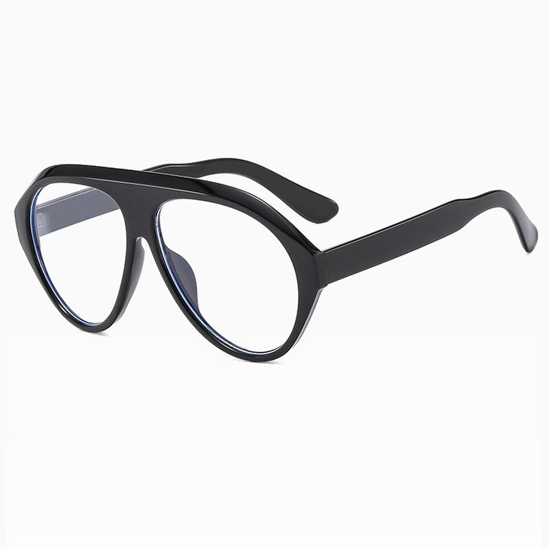 Y2k Sunglasses Female Pilot Style Oversized Fashion Glasses Uv400 For Outdoor Activities