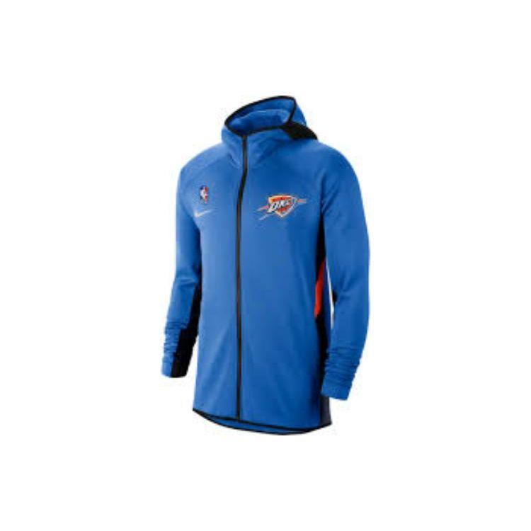 

Nike NBA 19/20 Сезон Thunder Team Джерси Куртка Мужская Куртки Синяя AT8484-403 L