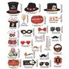 25pcs Poker Theme Photobooth Prop Las Vegas Photo Booth Props Poker Selfie Prop for Birthday Theme Party Decorations Poker Party Decoration
