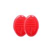 2pcs Divided Taco Serving Tray Oval Taco Holder Divider Plates Taco Plate  Snack