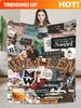 Customize 1pcs Soft Personalised Morgan Merch Wallen Flannel Thick Blanket, Suitable For Sofa, Bed, Living Room, Travel, Office,