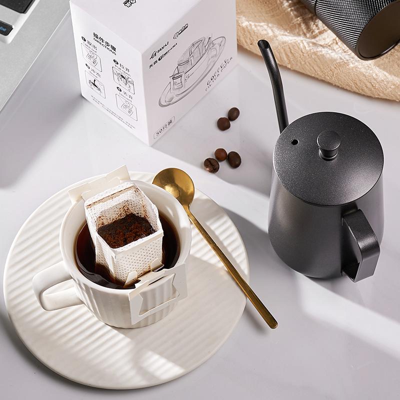 50 handgefertigte Kaffeefilterbeutel in Lebensmittelqualität zum Aufhängen, Einweg-Kaffeefilterbeutel für Espressomaschinen