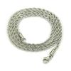 New Hip Hop Shiny Cuban Link Chain Necklace Women Men Silver Color Rhinestone Iced Out Cuban Chain Punk Jewelry Necklace Gift
