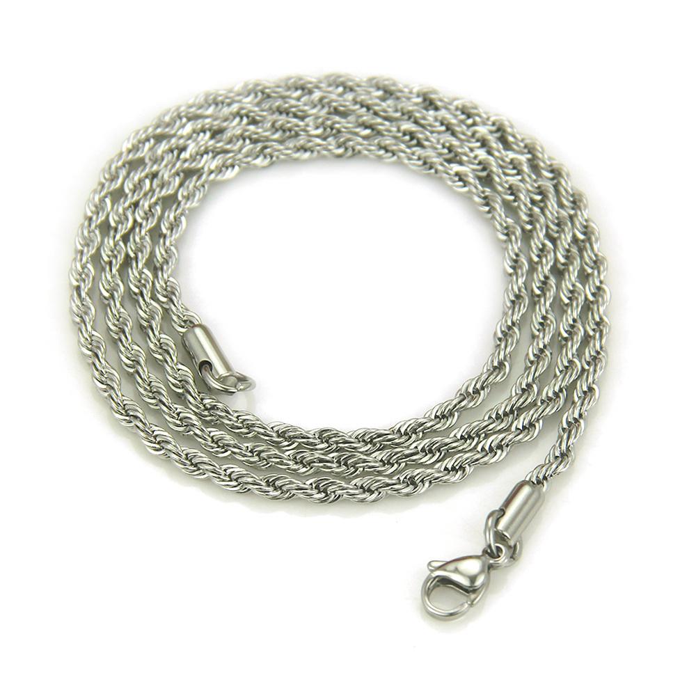 New Hip Hop Shiny Cuban Link Chain Necklace Women Men Silver Color Rhinestone Iced Out Cuban Chain Punk Jewelry Necklace Gift