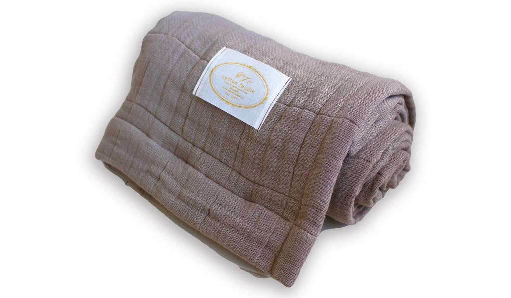 Cotton Feuille Gauze Soft and Voluminous Gauze for Made In Japan with the Quality You Expect from a Master [9-ply Blanket] Year-round Comfort. Weaver.