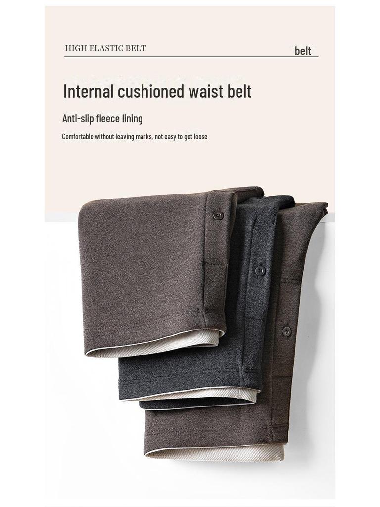 [Extra Warm] Men's Mulberry Silk Wool Thermal Underwear Set for Fall/Winter