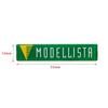 1Pcs MODELLISTA Emblem Logo Rear Trunk Front Grill Fender Side Badge Sticker Styling Accessories