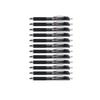 Basics Gel Ballpoint Pen 0.7mm Knock Black 12-Pack