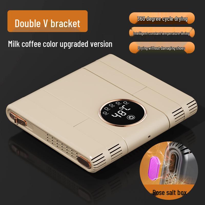 2025 Portable Folding Shoe Dryer with Dehumidifying, Odor Removal, Timer, and Quick Drying Features