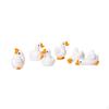6 Pieces Small Goose Statue Car Dashboard Accessories Adorable Computer Decor Desktop Ornament