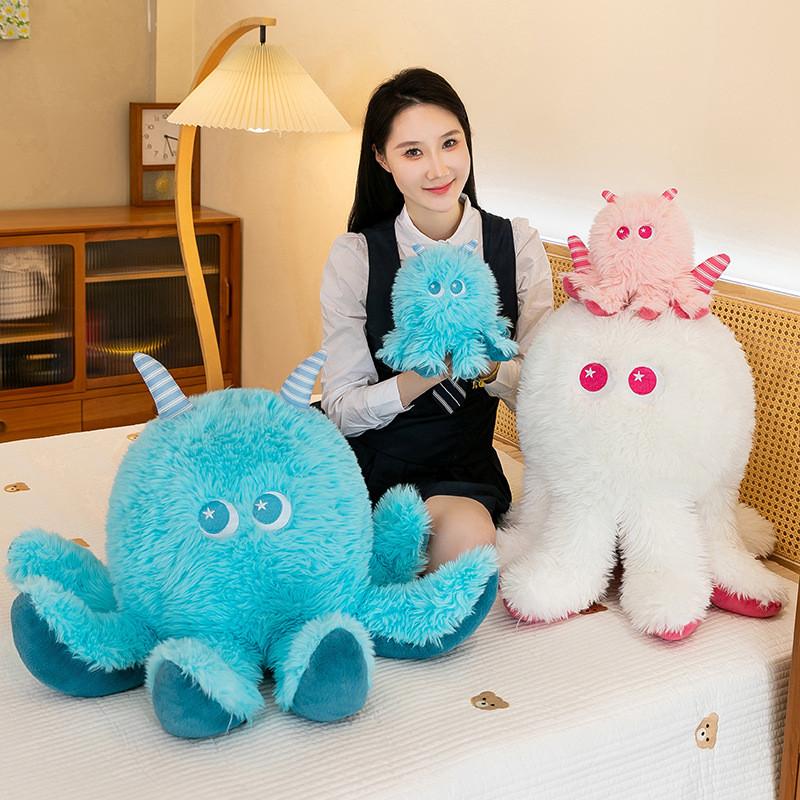 World Life Toca Octopus Plush Toy Cartoon Stuffed Animal Doll Gift Decoration