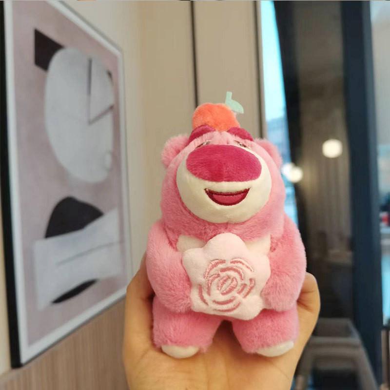 Очаровательный розовый плюшевый мишка-брелок, милая мультяшная кукла, подарок для ребенка в закрытой коробке, 75 Berry Moment