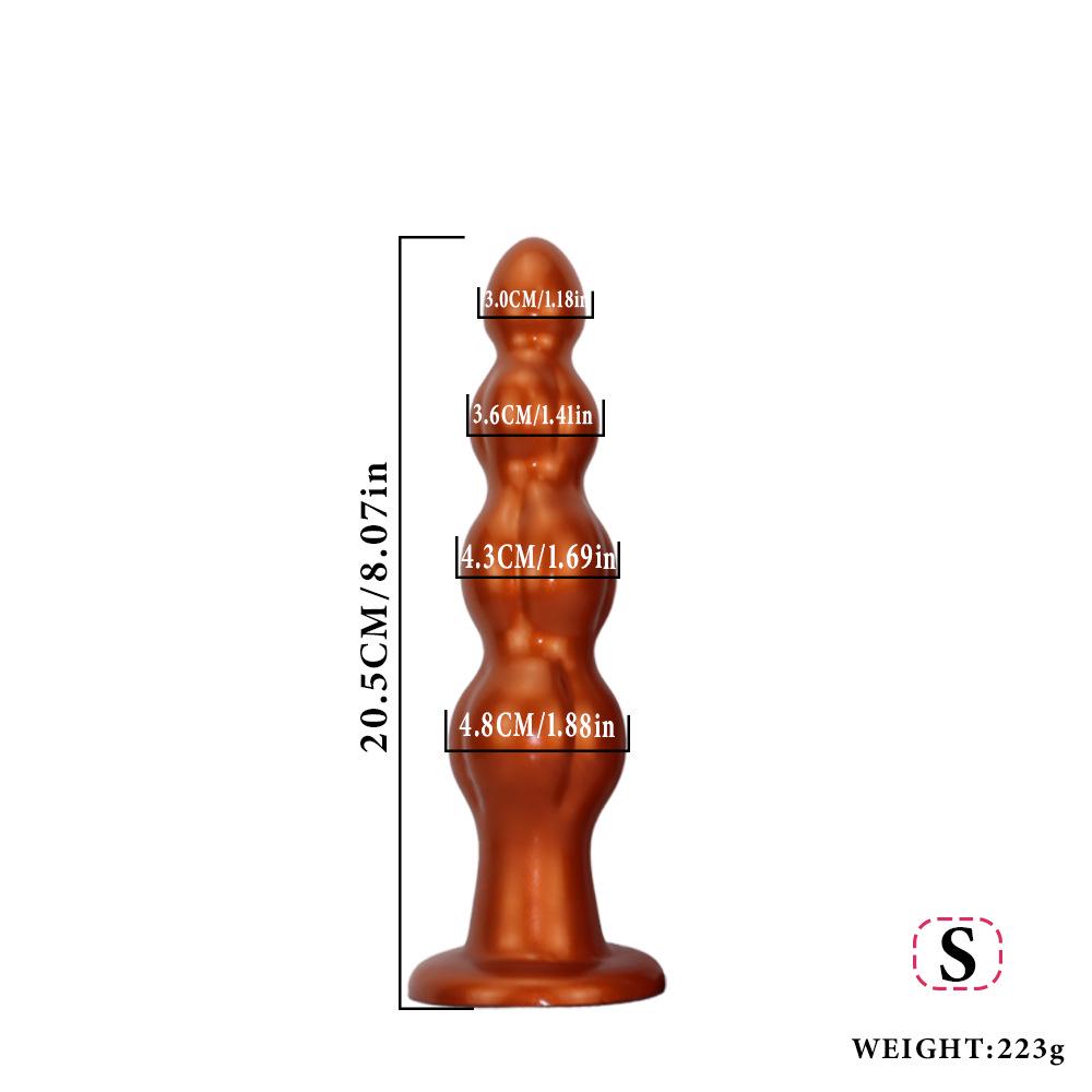 37cm Extra silný Ultra-dlouhý Silikonový Anální Dilatátor pro Ženskou Masturbaci