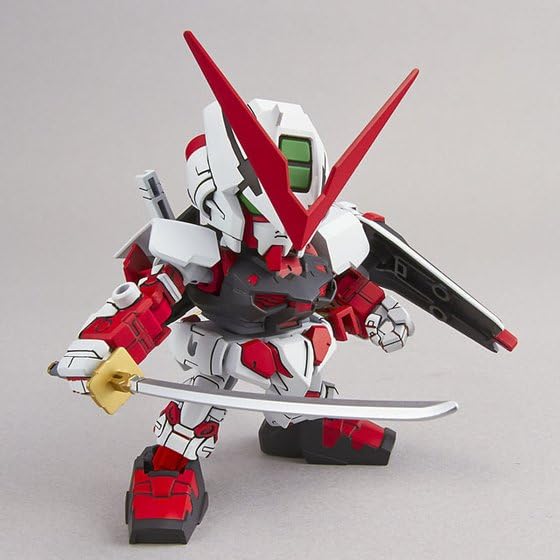 SD Gundam EX Standard 007 Mobile Suit Gundam SEED Astray Astray Red Frame Vorgefärbtes Kunststoffmodell
