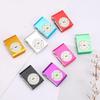 Pocket Size Metal Clamp MP3 Player Expandable Storage via Memory Card Rich Bass Sound Extended Battery