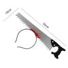 Good-8Pcs Halloween Horror Props Blood Ax Saws Knife Headband For Halloween Party Masquerade Props Head Hoop