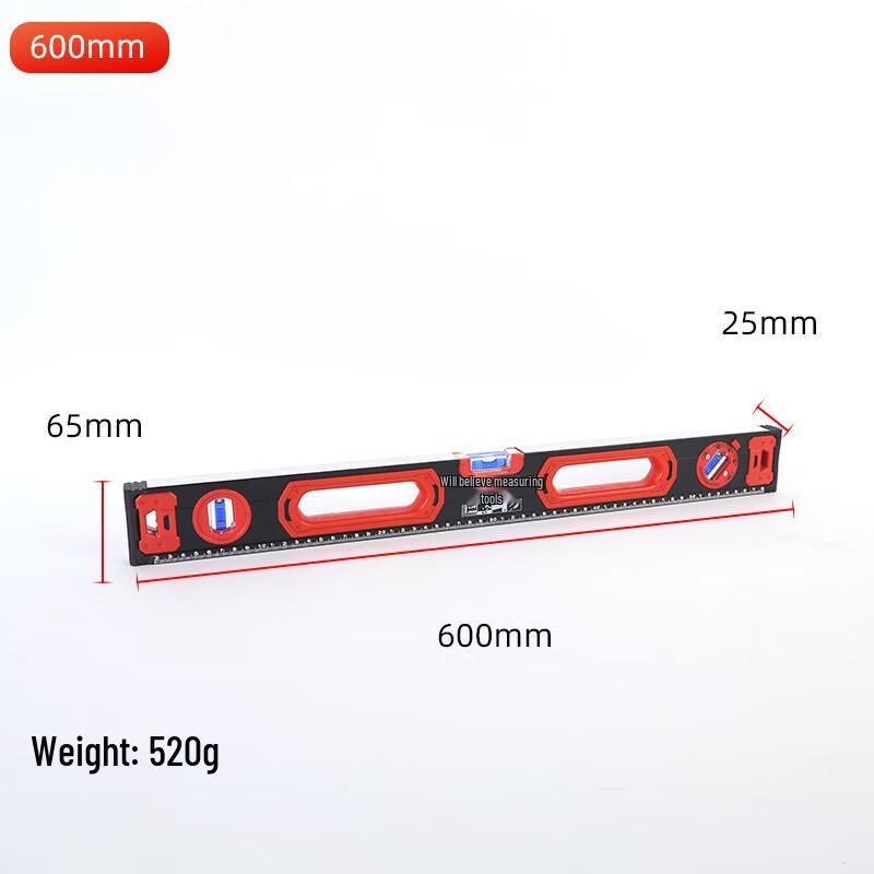 High-Precision Aluminum Alloy Magnetic Level Ruler