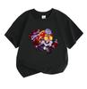 Kids Boys Girls 100% Cotton Crew Neck Short Sleeve T-Shirt, Cute Cartoon Gnome Engineer Print Casual Soft Breathable Tee for Children Daily Playwear