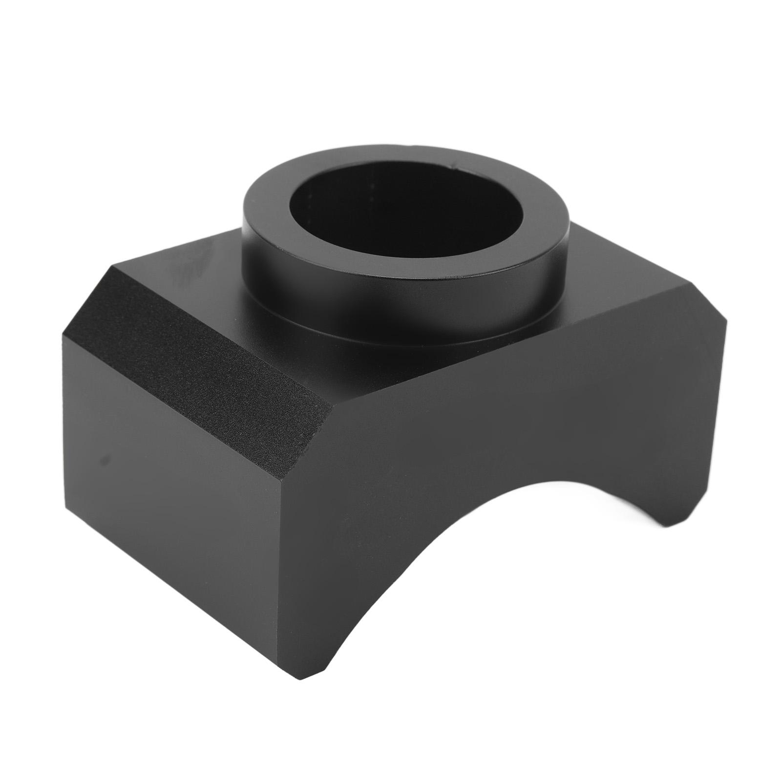 Igeteck Unisex Black Jack Axle Adapter Lifting Saddle Portable Billet Aluminum Hydraulic Jack Adapter For Bottle Jack Floor Jack