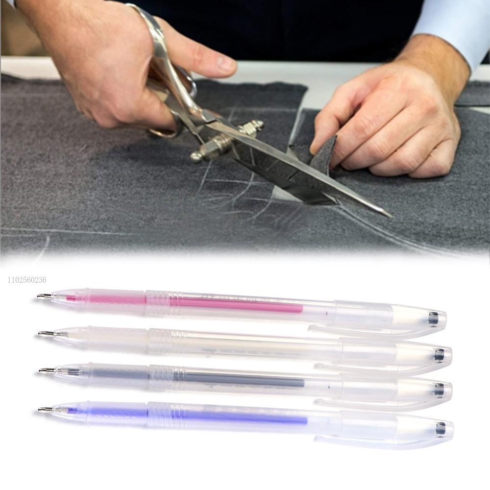 100/300pcs Heat Erasable Pens High Temperature Disappearing Fabric Marker Pen for Patchwork Fabric PU Leather Sewing Tool Hopk