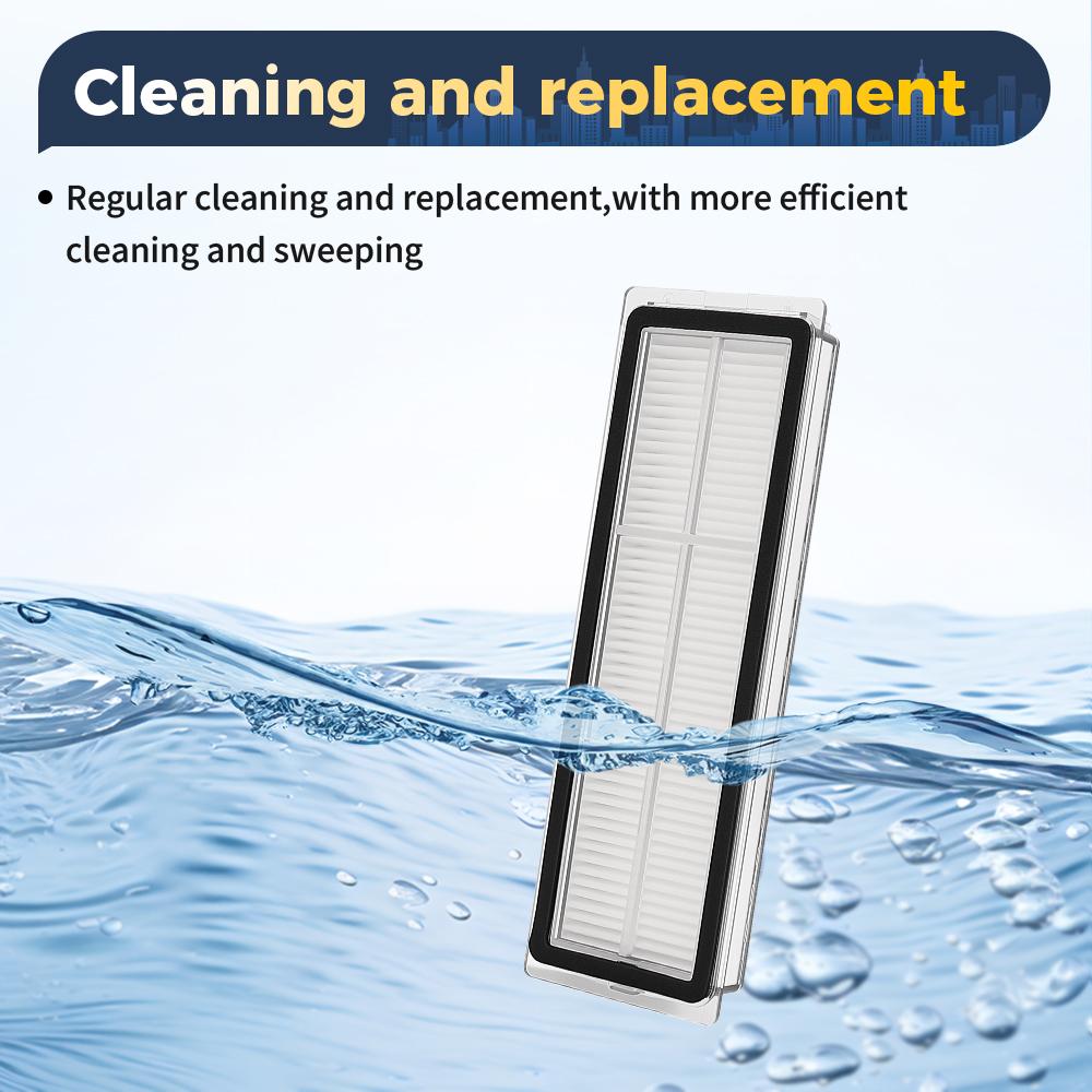HEPA Filter Part For Xiaomi Omni 1S B101CN B116 S20+ S10+ B108GL B105 B113CN X20+ X20 Plus X10+ 1C STYTJ01ZHM 2C For Dreame L10S Ultra Robot Vacuum