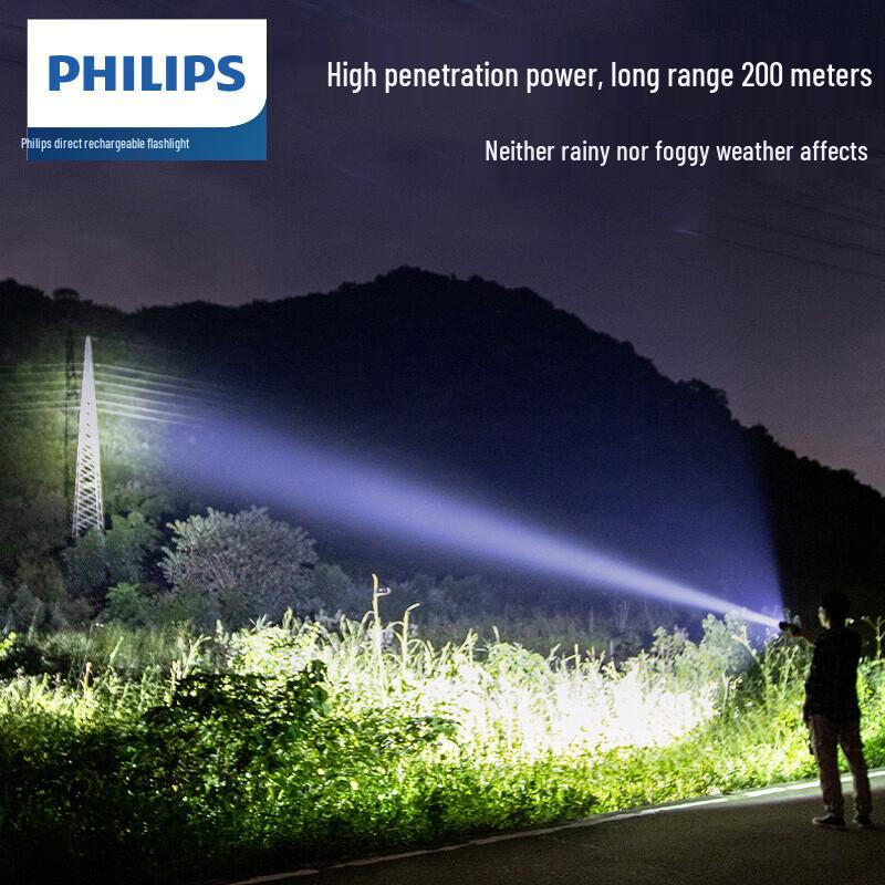 Philips SFL1236 Rechargeable LED Flashlight