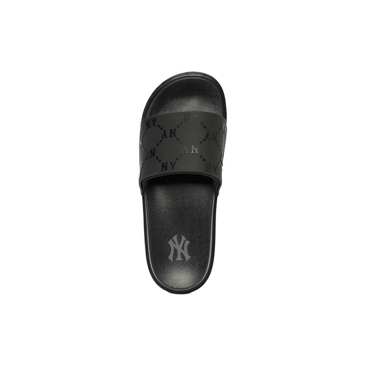 MLB Slipper Casual Non-Slip Slide Sandals Unisex Footwear Black 3ALPAC123-50BKS
