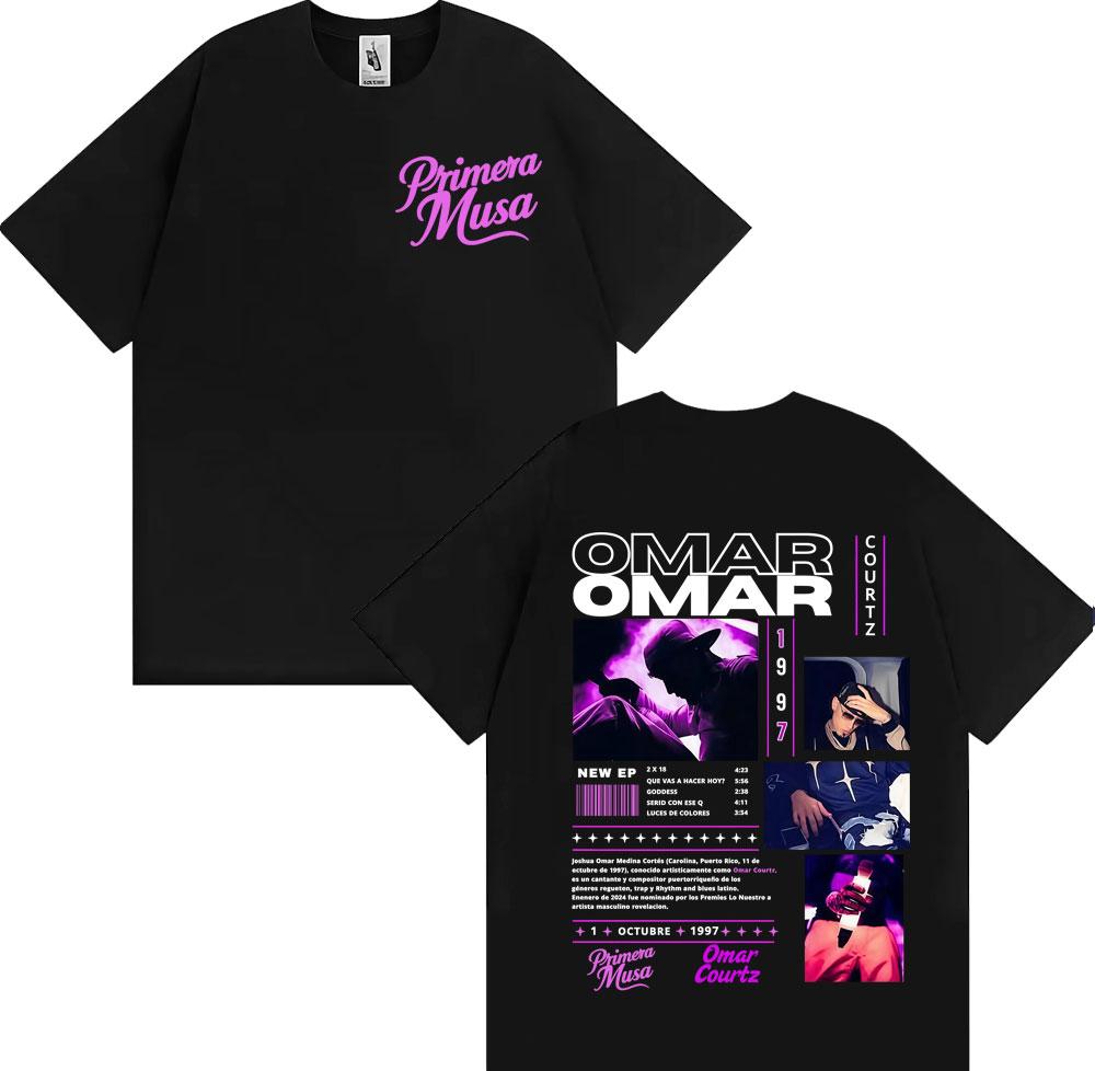 Omar Courtz Primera Musa Graphic T Shirt Men Women Clothing Hip Hop Fashion Tshirt Harajuku Casual Cotton Short Sleeve Tshirts