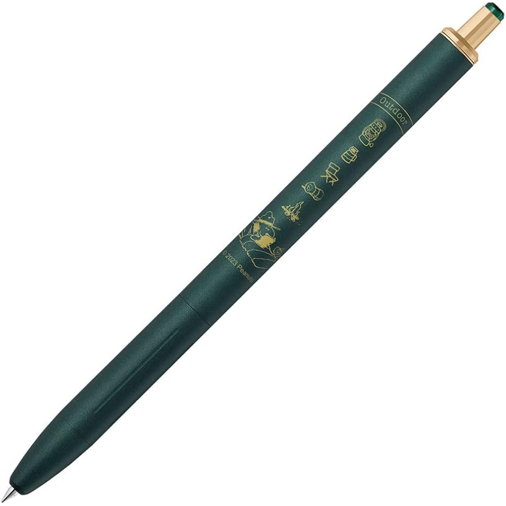 Zebra Gel Ballpoint Pen Sarasa Grand 0.5mm Vintage Color Snoopy Green Black P-JJ56-SN2302-VGB