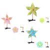 DIY Crafting Windmill Hair Clip Easy To Assemble Creative Hairpin Plastic Alloy Hairpieces Fashion Hair Accessories